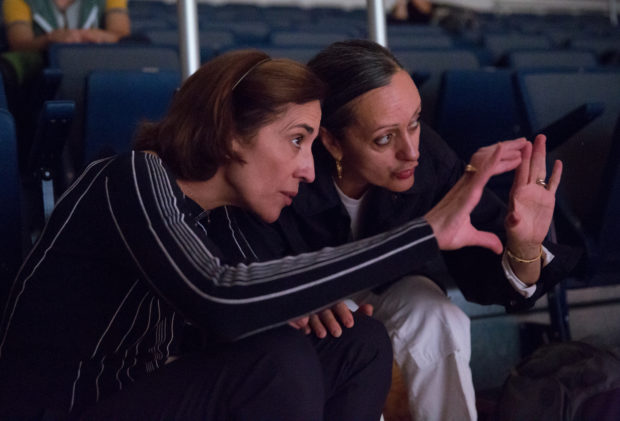Miami City Ballet's artistic director Lourdes Lopez and Isabel Toledo.