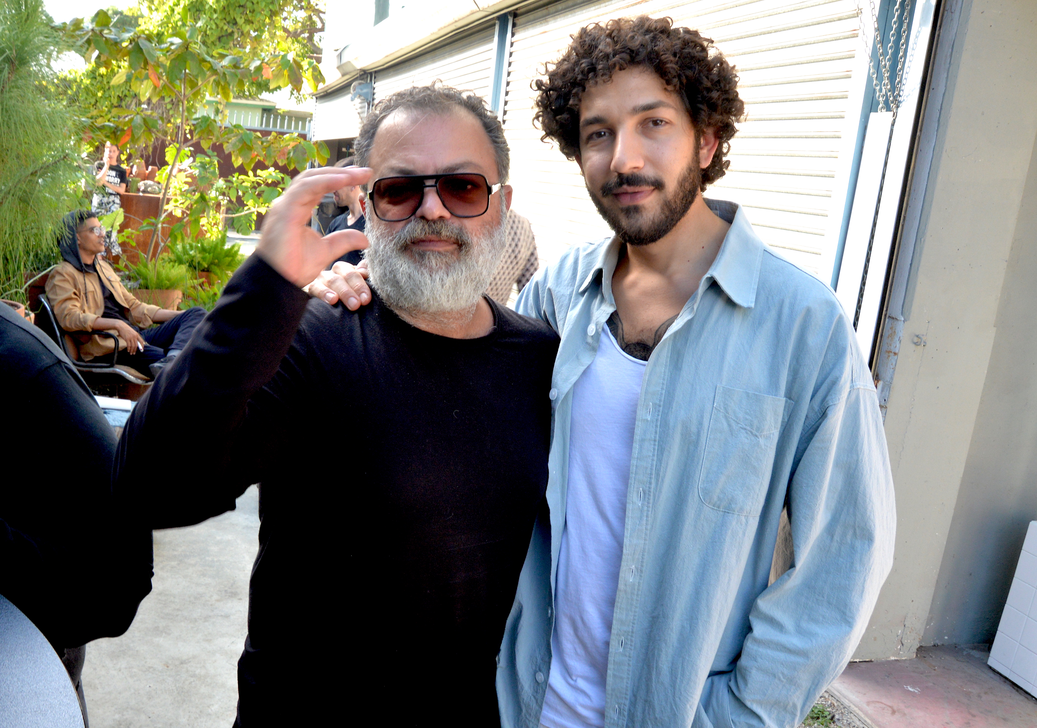 Francisco de la Torre and Anthony Spinello at Progressive Art Brunch at Butter Gallery