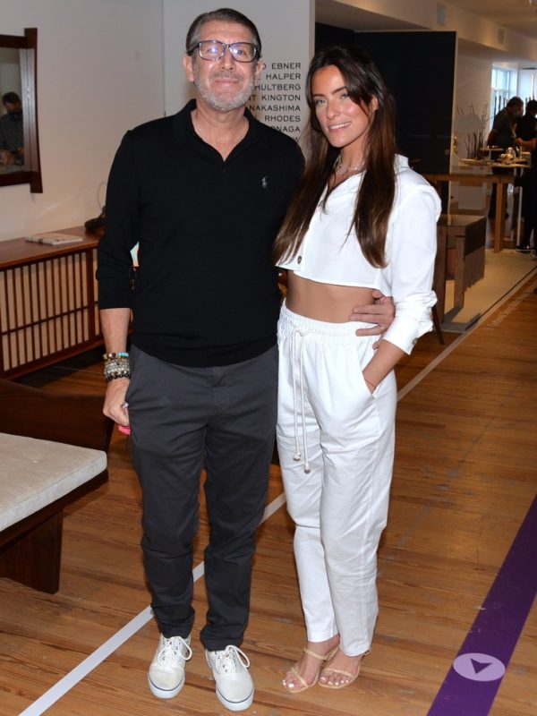 Michael Capponi and Zoe Robins at Design Miami/ in the Moore Building in the Miami Design District