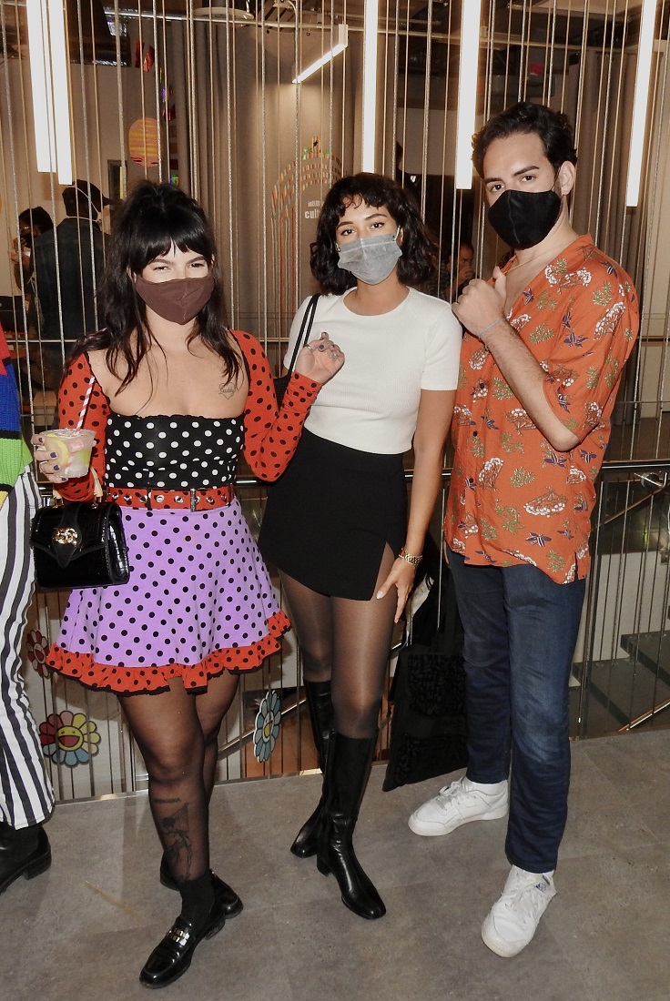 Melissa Naranjo, Yajaira Sattui, and Geraldo Raul at Showfields on Lincoln Rd.