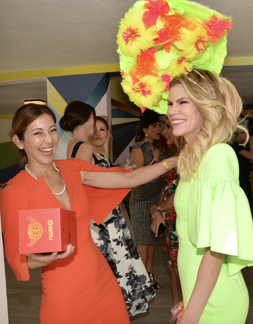 Candise Shanbron and Suzy Buckley Woodward at the Vizcaya luncheon afterparty