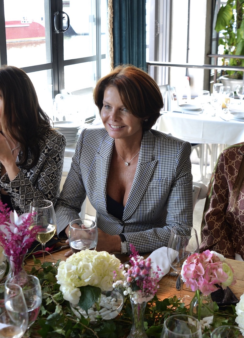 Lydia Touzet at the luncheon hosted by Pink Ceiling Founder Cindy Eckert at Kiki’s Miami in Honor of WomansHistory Month