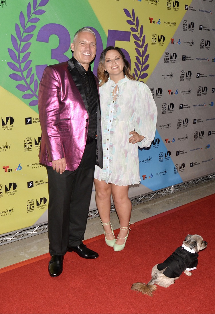 MFF Director Jaie Laplante and Birthright Director Jayme Kaye Gershen at the Miami Film Festival closing night movie premiere "Birthright at the Silverspot Cinema in Downtown Miami