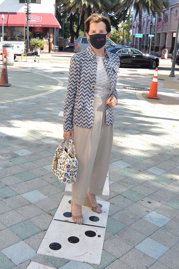 Adrienne Arsht at the dedication ceremony for Rosa Maria Plasencia Way in Little Havana