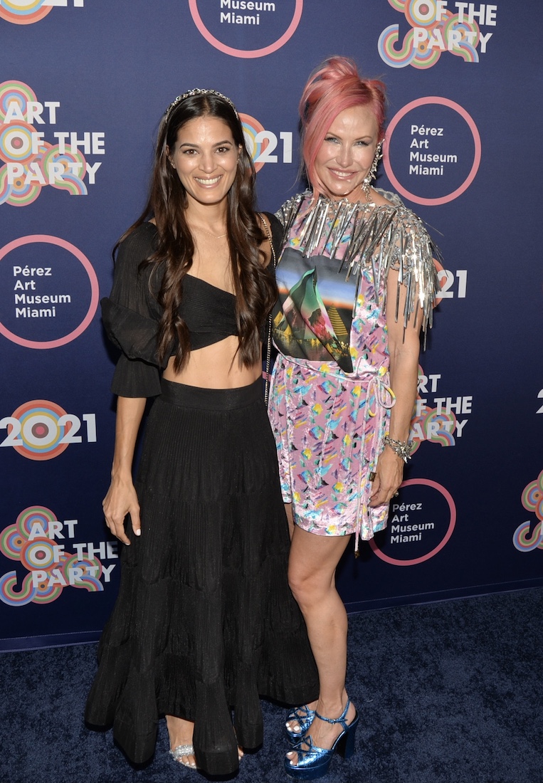 Asha Elias and Alexa Wolman at the PAMM 'Art of the Party' 2021 gala