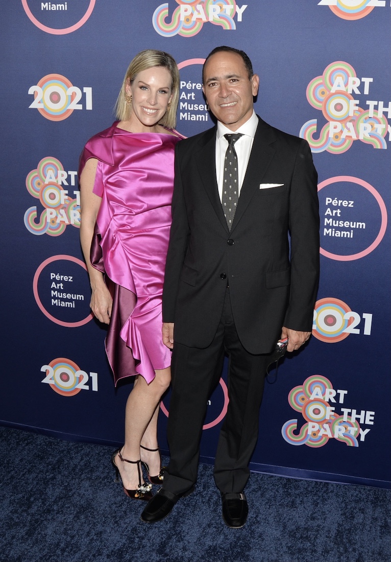 Jennifer Montoya and Gabriel Montoya at the PAMM 'Art of the Party' 2021 gala