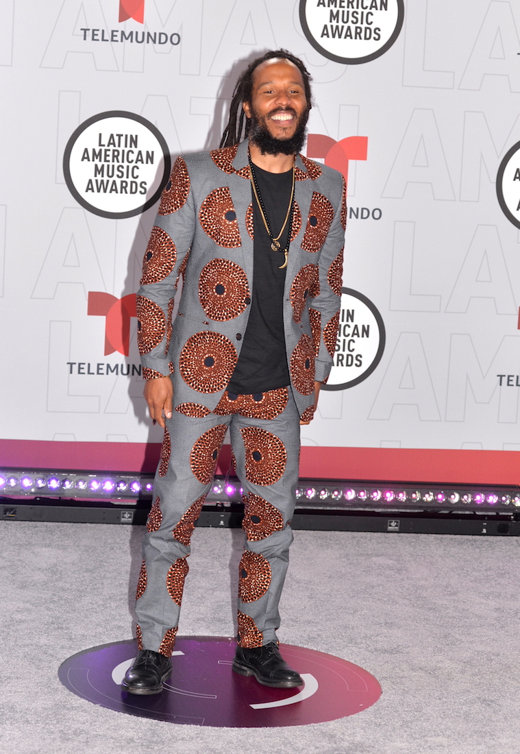 Ziggy Marley at the 2021 Latin AMAs at the BB&T Center