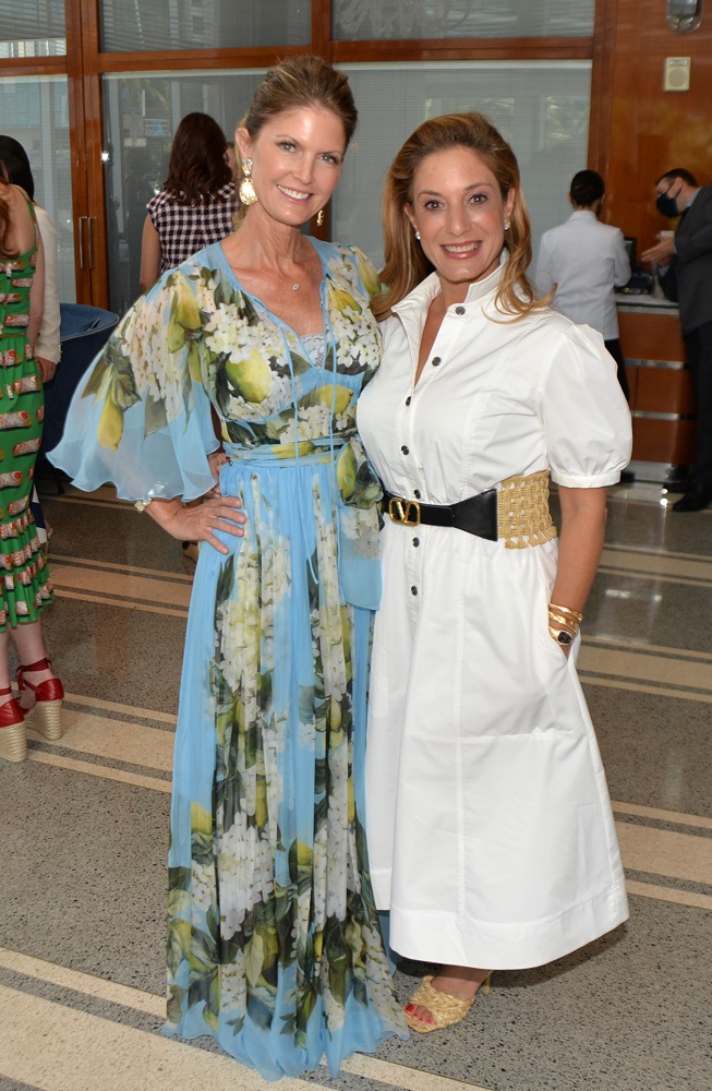 Dr.Krista Rosenberg and Marissa Toccin-Lucas at Barbara Hevia's birthday luncheon at Cipriani Brickell