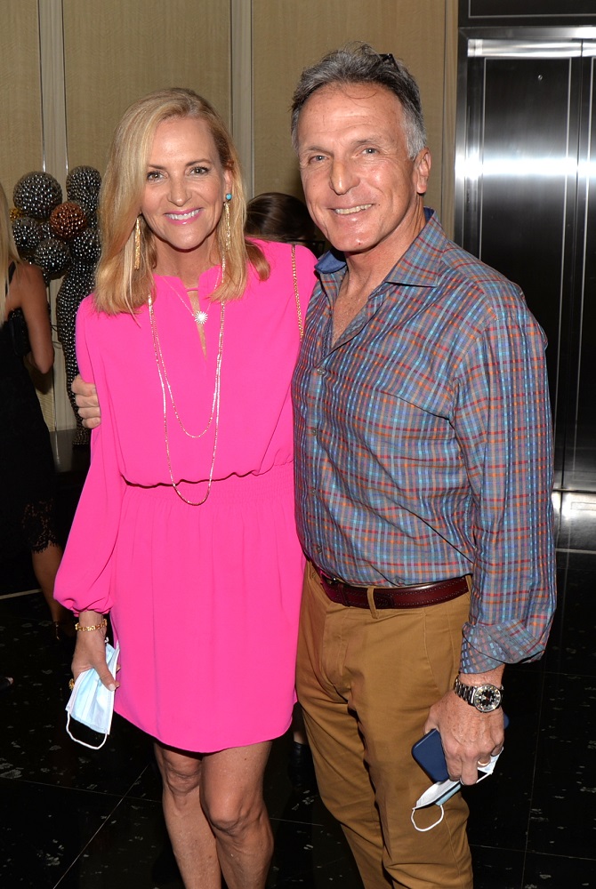 Lisa Petrillo and Bill McCue at the annual Diabetes Research Institute's Out of the Kitchen event at the St Regis Bal Harbour