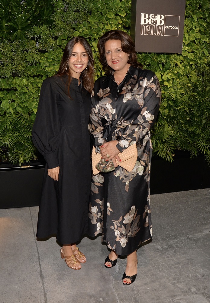 Maria Jose Puente, Maria Jose Alban  at the B&B Italia  Borea Outdoor Collection launch in the at Miami Design District