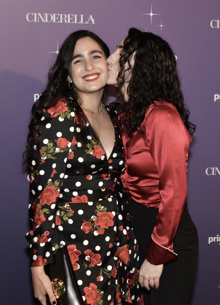 Genemy Hernandez and Emily Estefan at the Amazon Prime Video Cinderella premiere at Vizcaya.