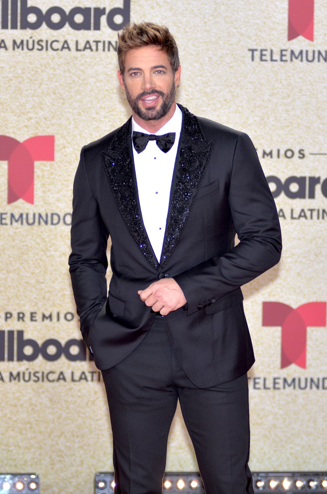 William Levy at the 2021 Billboard Latin awards at the Wastco Center in Coral Gables.