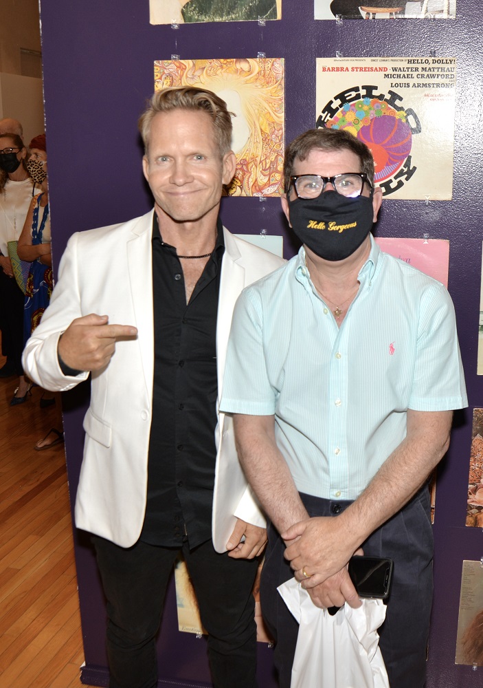 David Sexton, Steve Rohaus at the opening of Hello Gorgeous, Barbra Streisand Exhibit at the FIU Jewish Museum on Miami Beach