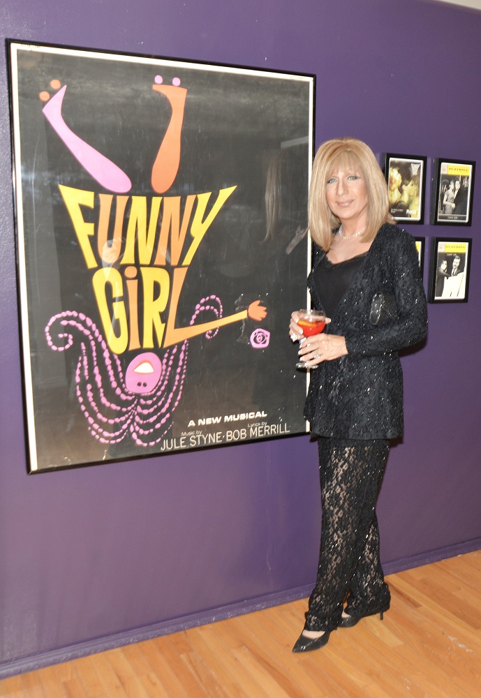 Joanna James at the opening of Hello Gorgeous, Barbra Streisand Exhibit at the FIU Jewish Museum on Miami Beach