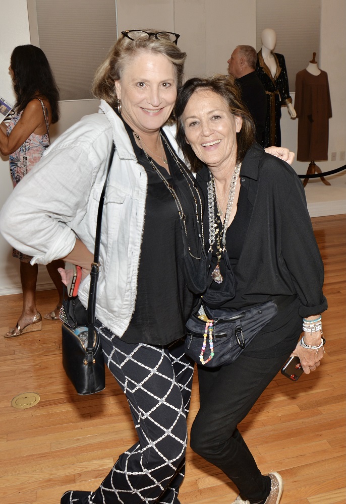 Lisa Cole, Caron Cole at the opening of Hello Gorgeous, Barbra Streisand Exhibit at the FIU Jewish Museum on Miami Beach