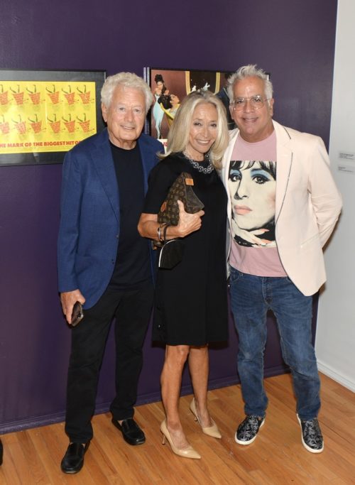 Stephen and Eda Sorokoff, and Richard Jay-Alexander at the opening of Hello Gorgeous, Barbra Streisand Exhibit at the FIU Jewish Museum on Miami Beach