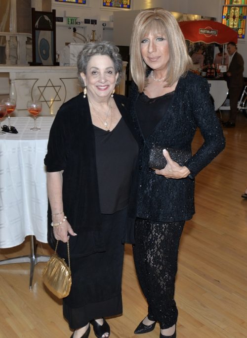 Susan Gladstone Pertanick, Joanna James at the opening of Hello Gorgeous, Barbra Streisand Exhibit at the FIU Jewish Museum on Miami Beach