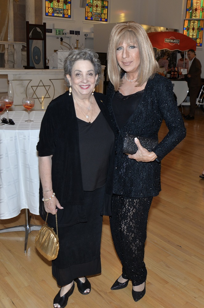 Susan Gladstone Pertanick, Joanna James at the opening of Hello Gorgeous, Barbra Streisand Exhibit at the FIU Jewish Museum on Miami Beach