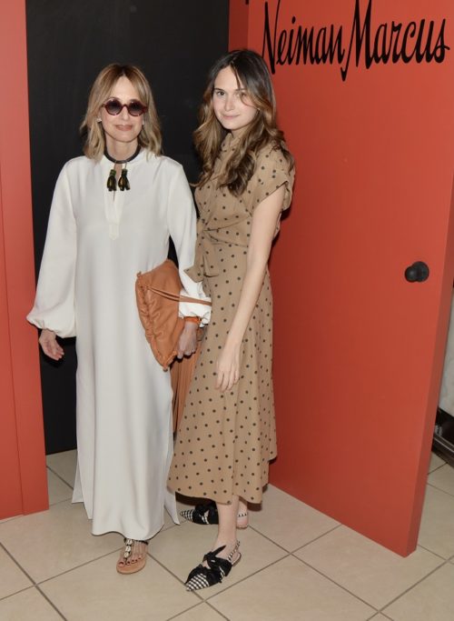 Fashion Designer Silvia Tcherassi and daughter sofia tcherassi at the Vogue Mexico luncheon and fashion show at Neiman Marcus in Coral Gables.