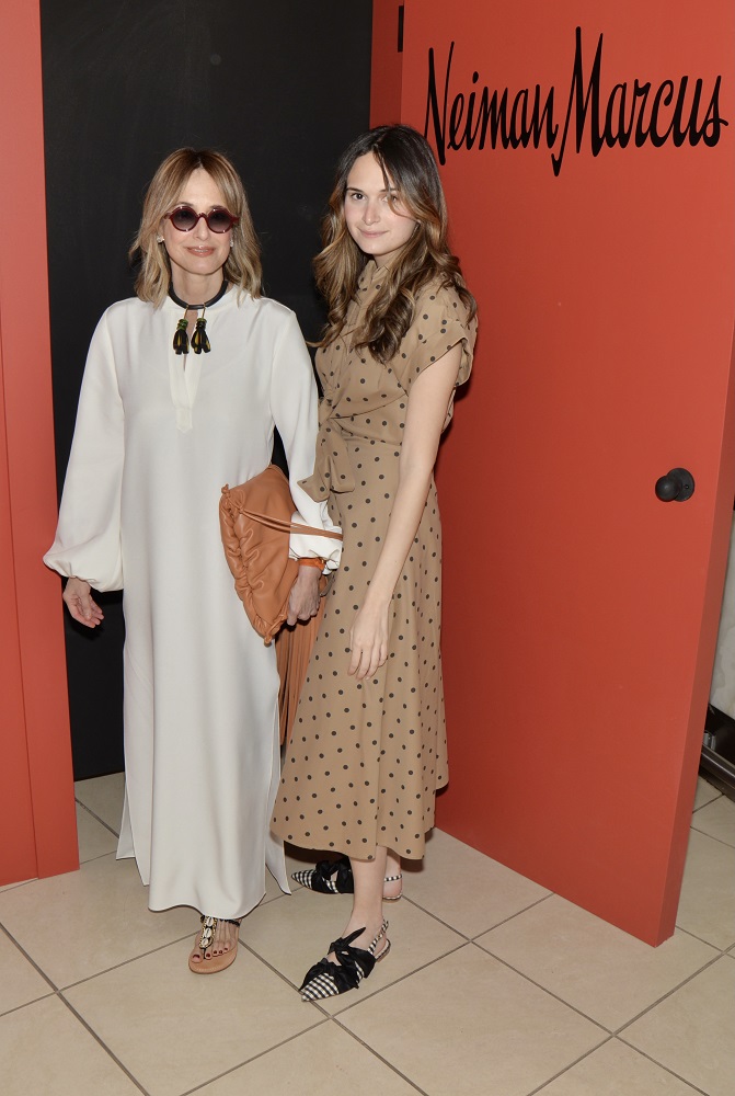 Fashion Designer Silvia Tcherassi and daughter sofia tcherassi at the Vogue Mexico luncheon and fashion show at Neiman Marcus in Coral Gables.