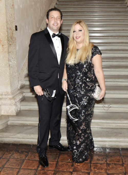 Jeremy Milgroom and Ariel Penzer-Milgroom at the 64th Vizcaya Ball