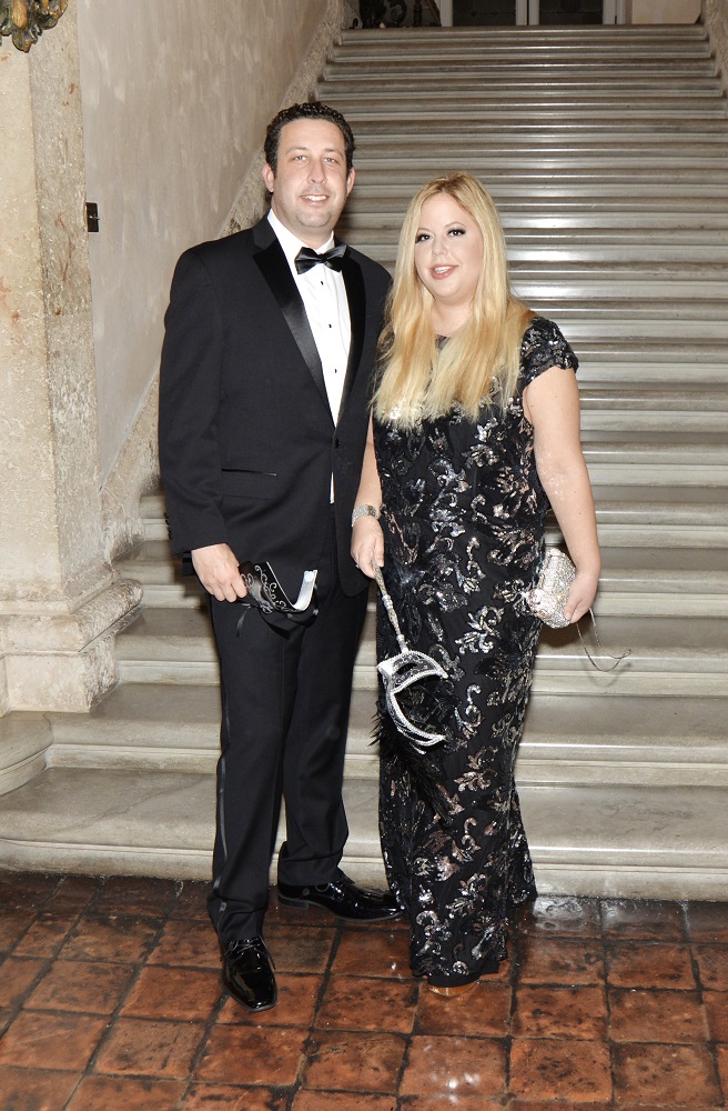 Jeremy Milgroom and Ariel Penzer-Milgroom at the 64th Vizcaya Ball