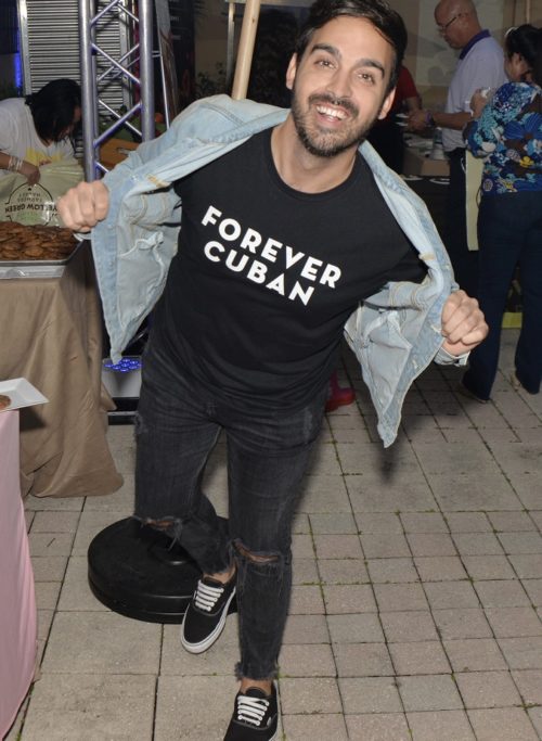 Nightowl Cookies' Andrew Gonzalez at the Cochon 555's Heritage Fuego event at the Biltmore Hotel in Coral Gables