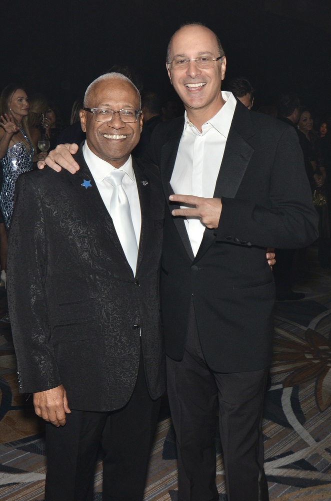 Norm Wedderburn and Robert Elias at the 26th InterContinental Miami Make-A-Wish Ball