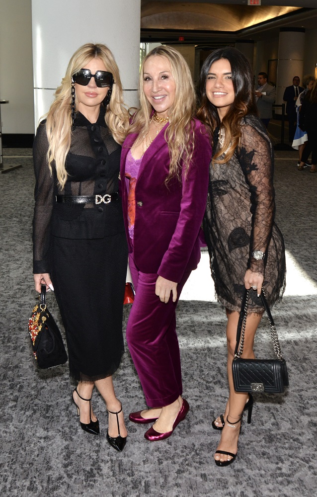 Ela Pruszyńska, Annie Valivia, and Renata Muñoz at the Miami Beach Chamber of Commerce Badass Women of the Year Awards luncheon at the Loews Miami Beach