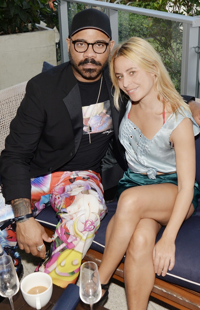 Orlando Estrada and Jessie Steed at the Skin in the Game brunch and talk at the Cadillac Hotel & Beach Club on Miami Beach