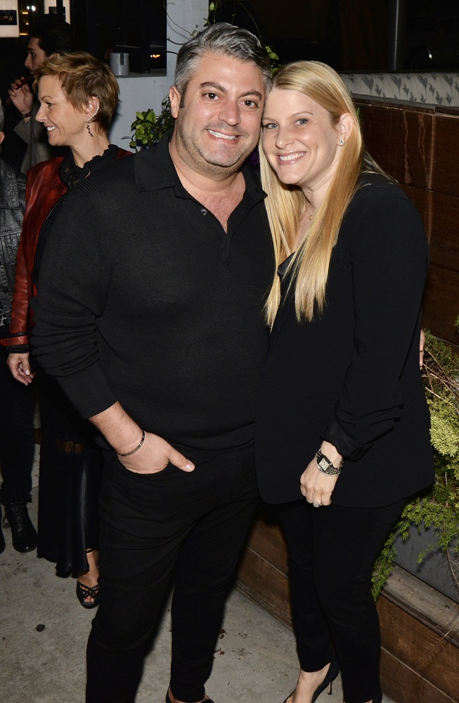 Josh Fein and fiance at the ORNARE 15th anniversary dinner at MC Kitchen in the Miami Design District