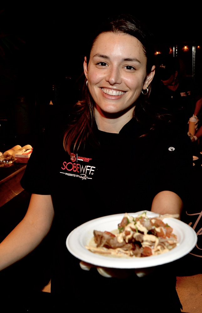 Chef Mika of Caja Caliente at Tacos & Tequila at South Beach Wine & Food Festival