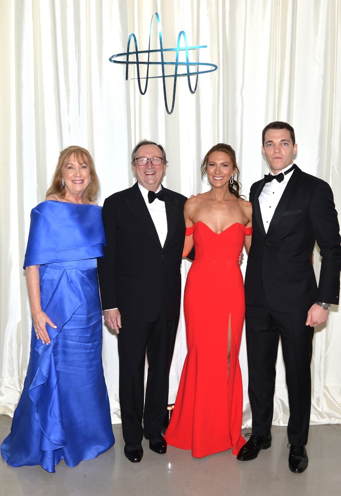 Jama Haley, John Haley, Calyn Haley, and Brian Hayne at the New World Symphony 34th Anniversary Gala