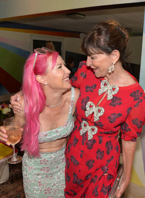 Alexa Wolman and Beth Tasca at the Vizcaya Preservation & Hat luncheon after party