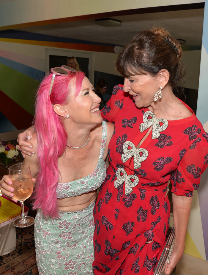 Alexa Wolman and Beth Tasca at the Vizcaya Preservation & Hat luncheon after party