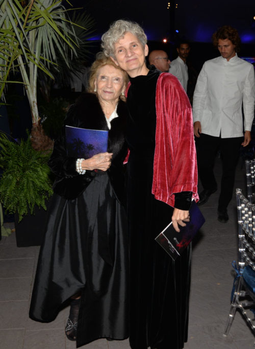 Angela Whitman and Constance Collins at the 2022 Fairchild Gala