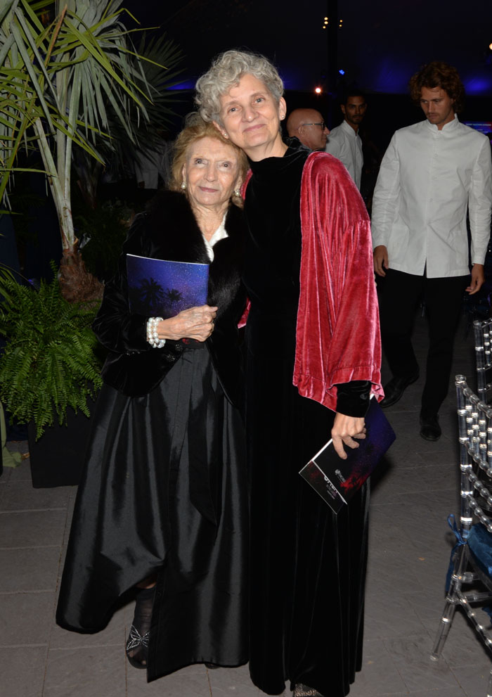 Angela Whitman and Constance Collins at the 2022 Fairchild Gala