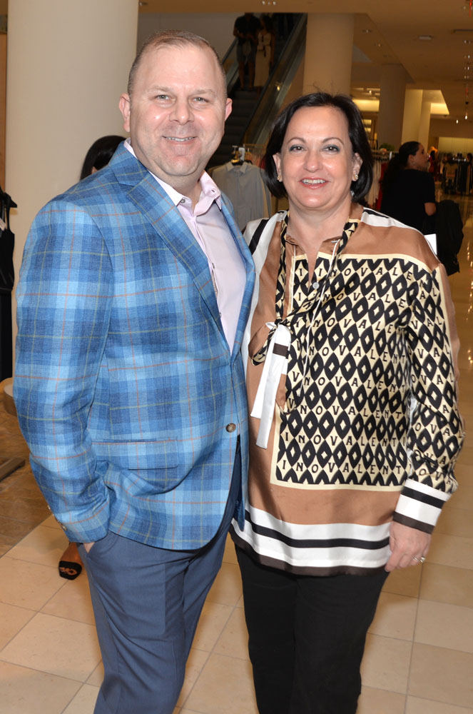 lias Synalovski and  Silvia Fortun at the Jackson Foundation luncheon at Neiman Marcus Coral Gables