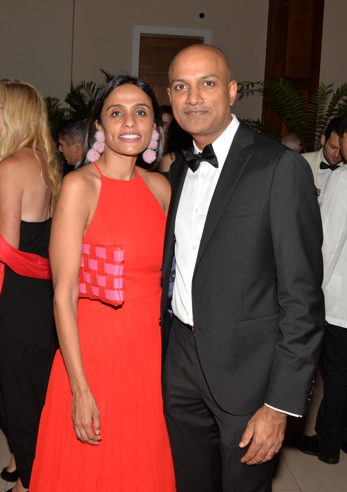 Prithi Ramakrishnan and Hari Natarajan at the 2022 Fairchild Gala