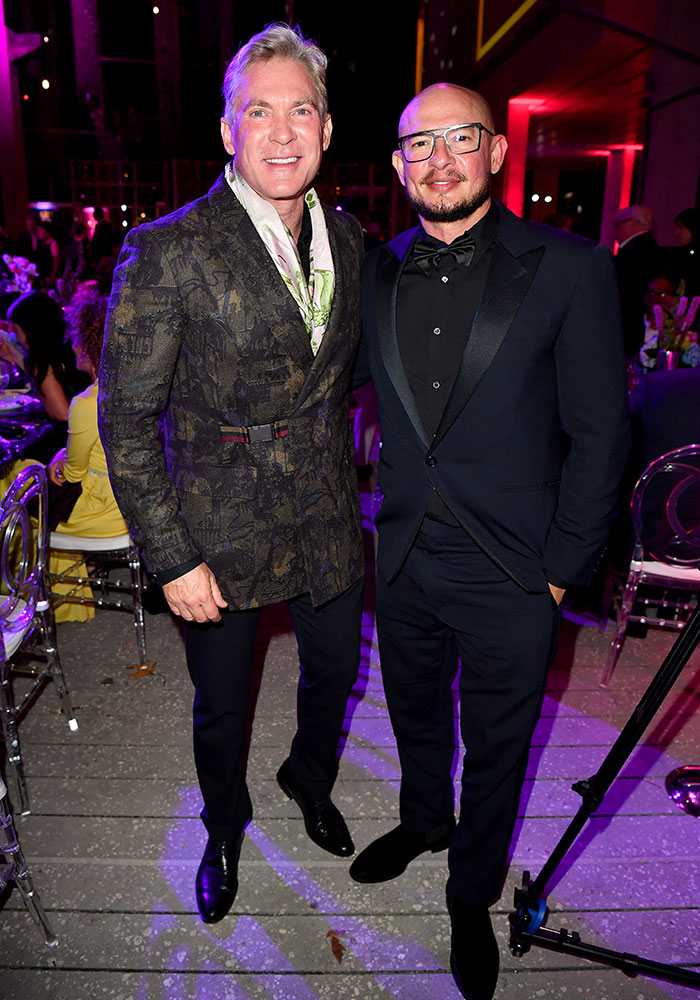 Sam Champion and Rubem Robierb (Photo by Getty Images)