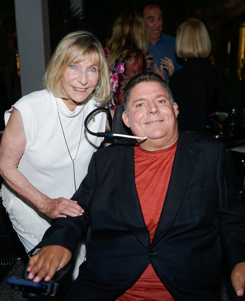 Terry Buoniconti and Marc Buoniconti at the Bal Harbour Shops ACCESS Among the Flowers event recognizing the Buoniconti Fund to Cure Paralysis’ Women of Substance & Style Honorees