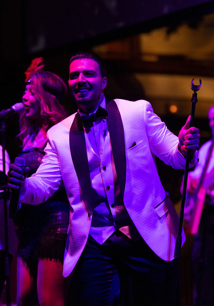 Jencarlos Canela heats up the night at the Adrienne Arsht Center 16th Anniversary Gala (photo by Taylor Brown)