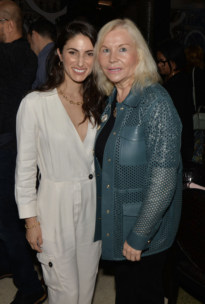 Carmen Castillo and Michelle benicio at the Aspen Institute dinner at the Cardozo Hotel on Miami Beach