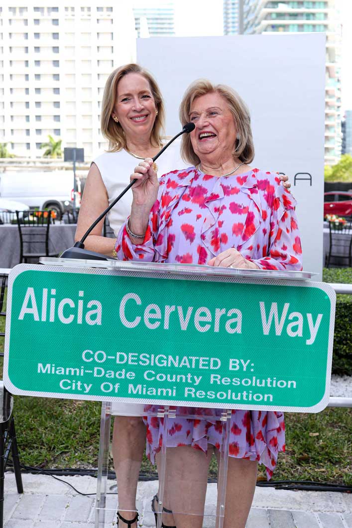 Alicia Cervera Lamadrid and Alicia Cervera Sr.