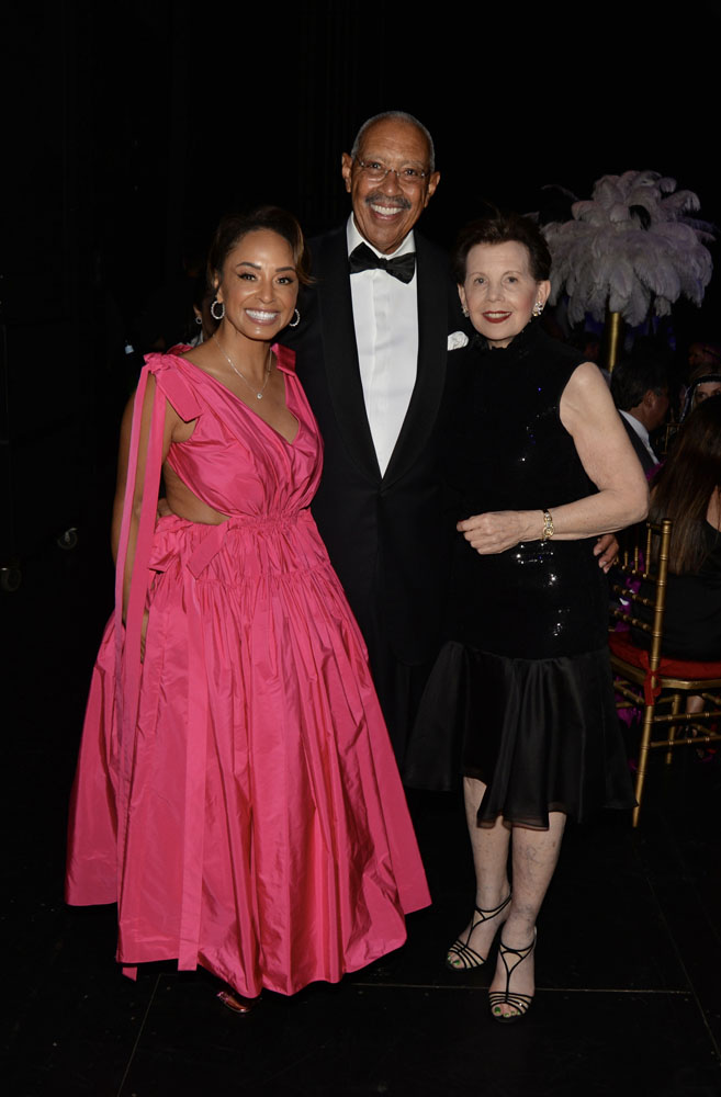 Holly Gaines, Eric G. Johnson, and Adrienne Arsht at the 16th Arsht Center Gala