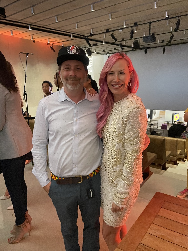 Adam and Alexa Wolman at PAMM for the VIP opening of "Marisol and Warhol Take New York"