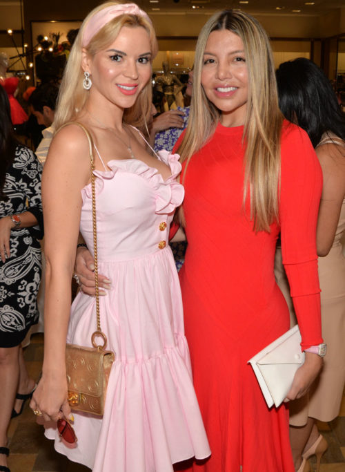 Krystyna Laukien and Veronica Espinel at the Women in Power luncheon at Neiman Marcus Bal Harbour