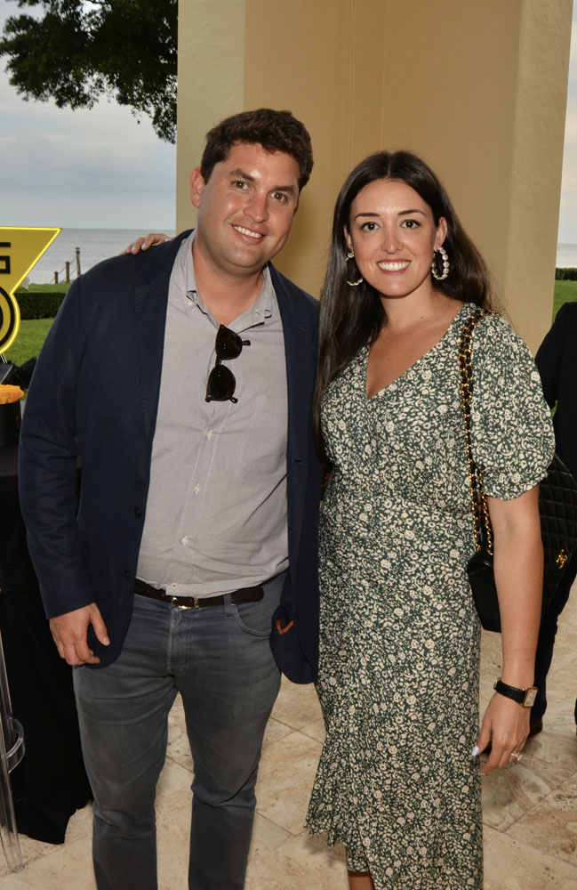 Roger Duarte and Nicole Valls Duarte at the celebration for the 15h anniversary of Republica Havas