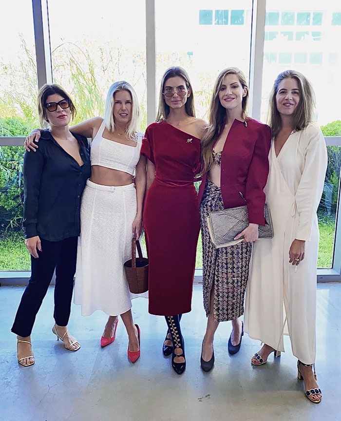 Christina Marie Arza, Axi Mines, Ekaterina Juskowski, Iva Kosovic, and Federika Longinotti Buitoni at the Miami Founder’s Award Ceremony for Miami Girl’s Foundation