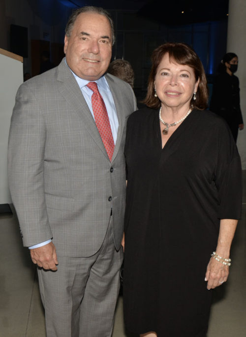 Neisen and Ana Kasdin at the New World Symphony's Maestro's Circle and Legacy Dinner at the New World Center